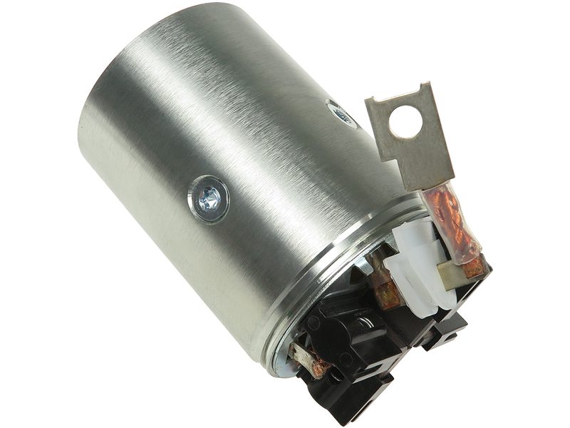 Starter motor brush holder