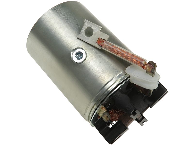 Starter motor brush holder