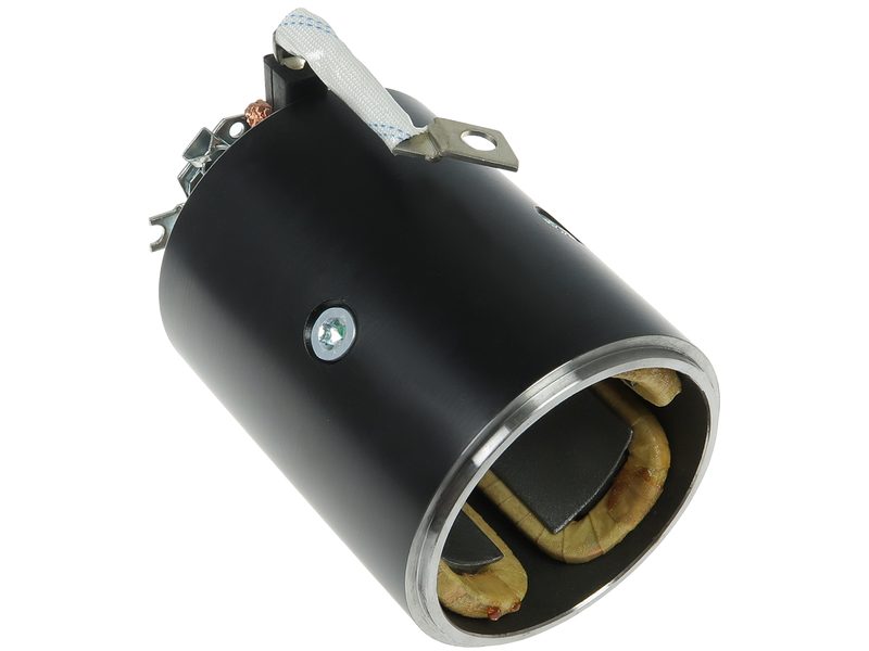 Starter motor brush holder