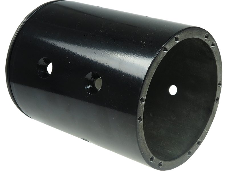 Starter motor housing with field winding