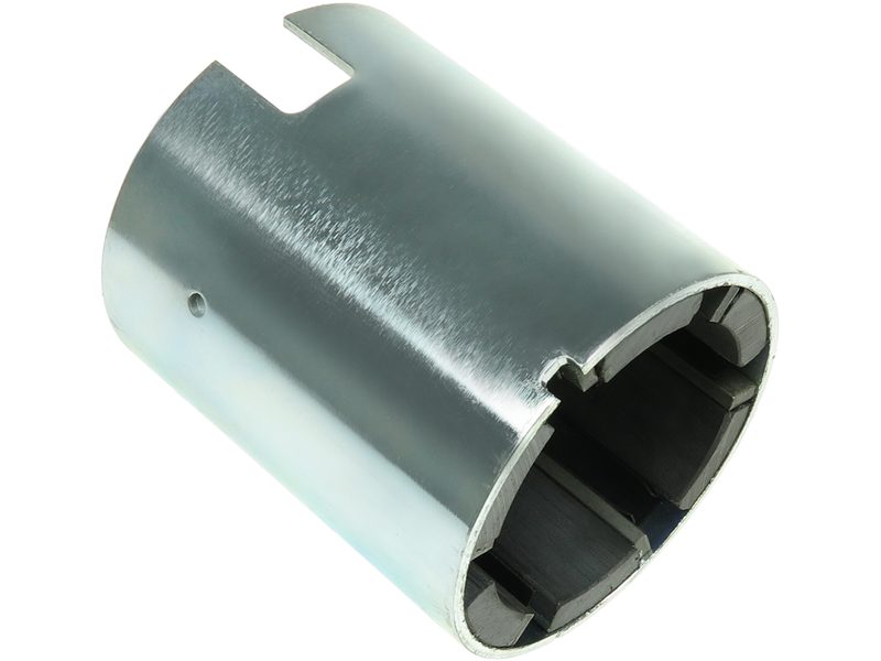 Starter motor housing with magnets