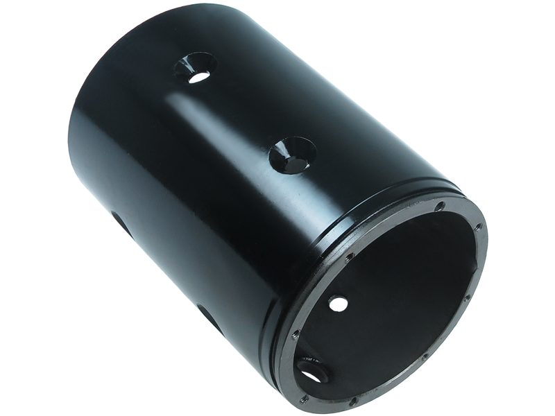 Starter motor housing with field winding