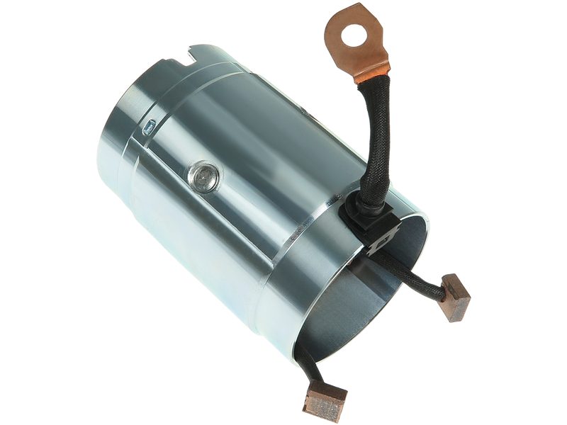 Starter motor housing with field winding
