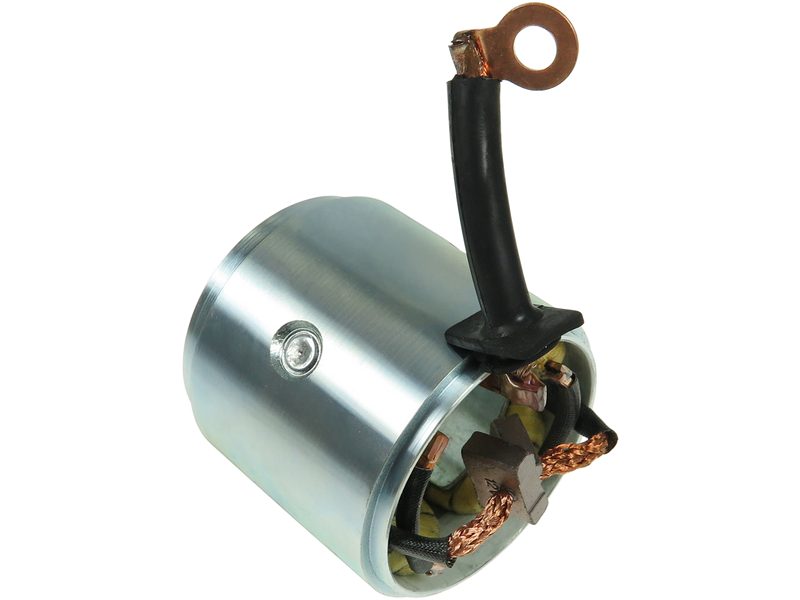 Starter motor housing with field winding