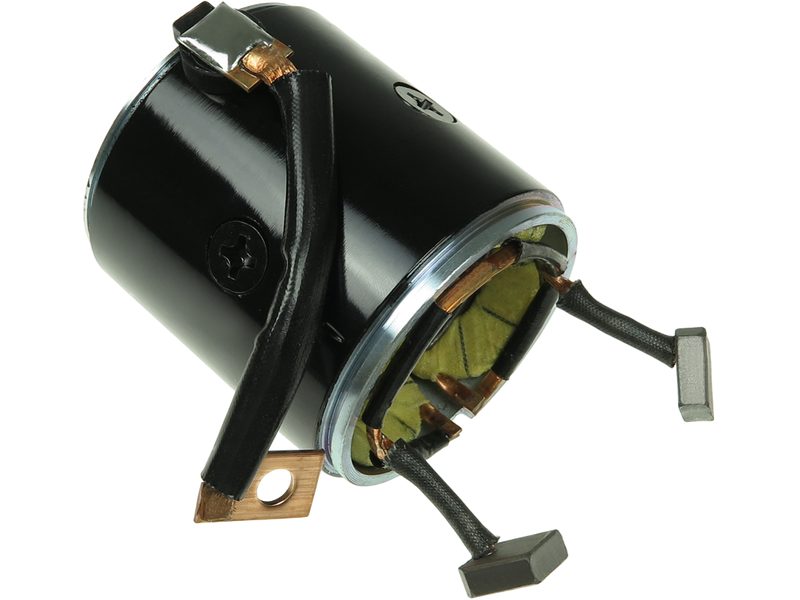 Starter motor housing with field winding