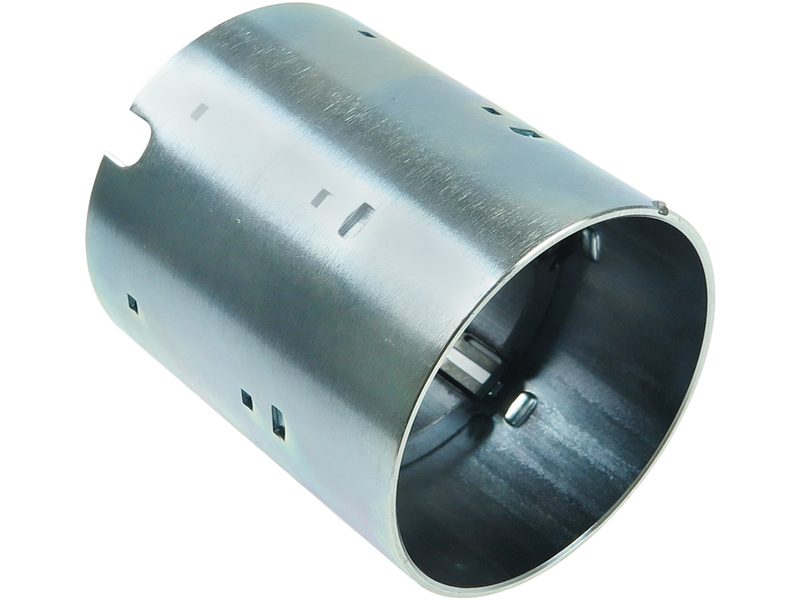 Starter motor housing with magnets