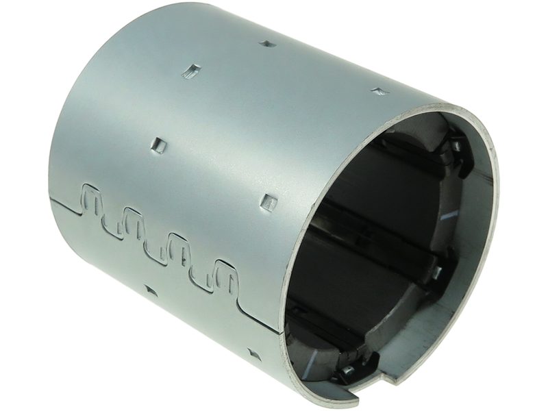 Starter motor housing with magnets