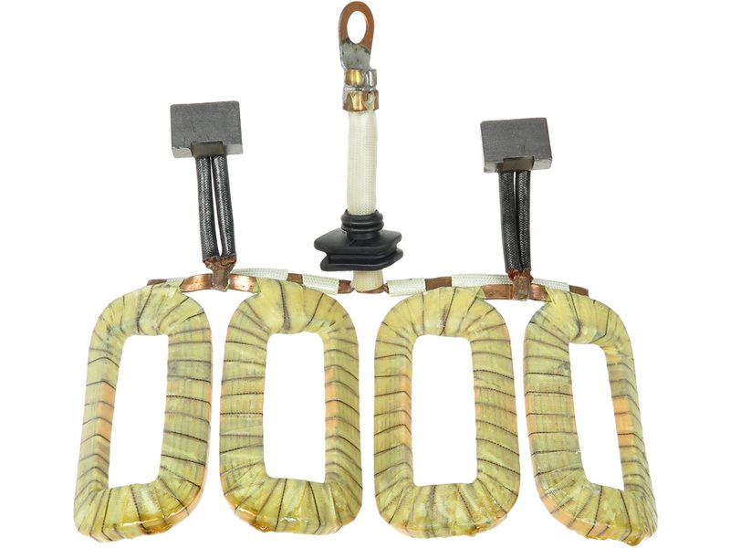 Starter motor field winding