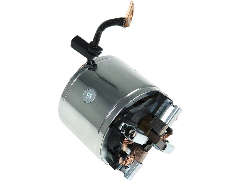 Starter motor brush holder