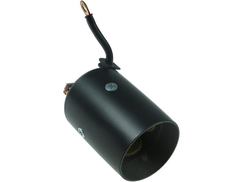 Starter motor housing with field winding