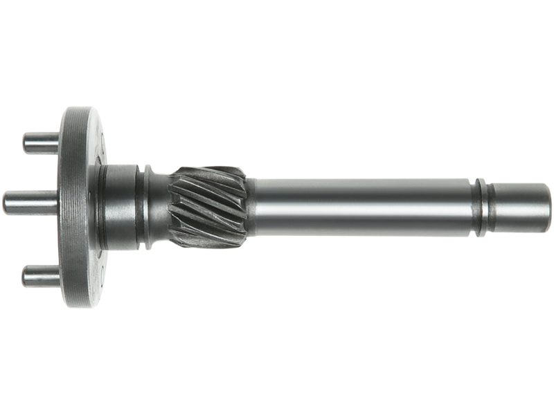 Starter motor reduction gear shaft