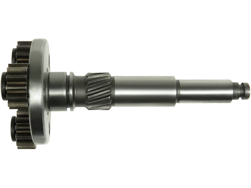 Starter motor reduction gear shaft