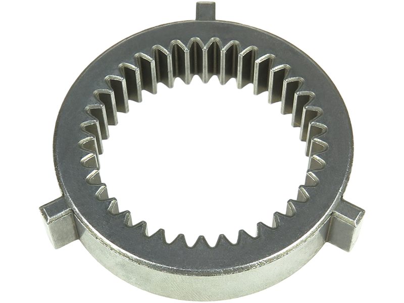 Starter motor reduction gear internal ring gear