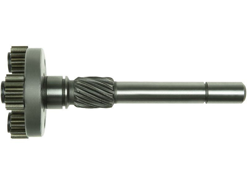 Starter motor reduction gear shaft