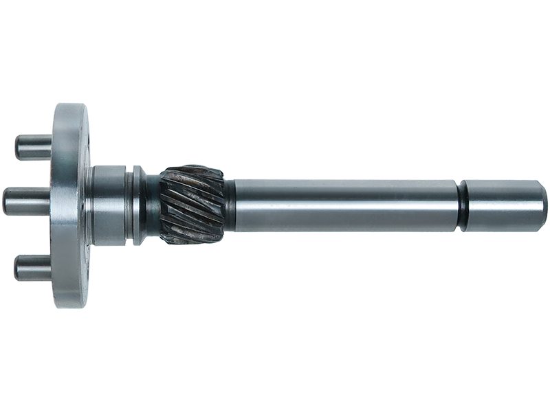 Starter motor reduction gear shaft