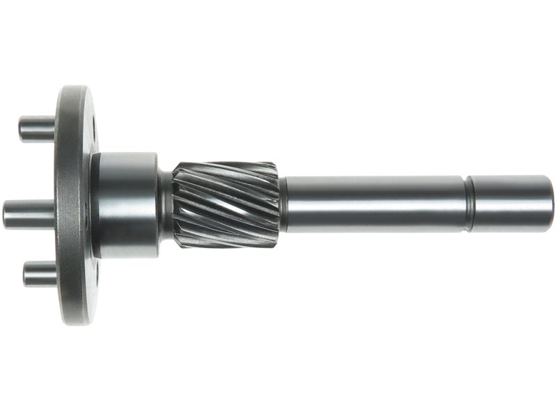 Starter motor reduction gear shaft