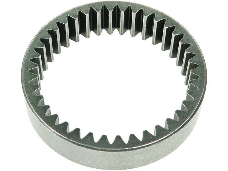 Starter motor reduction gear internal ring gear
