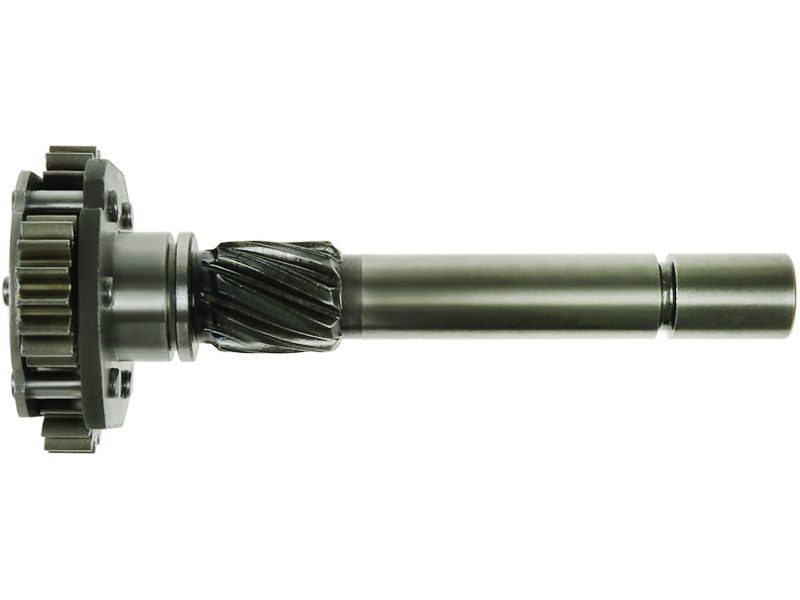 Starter motor reduction gear shaft