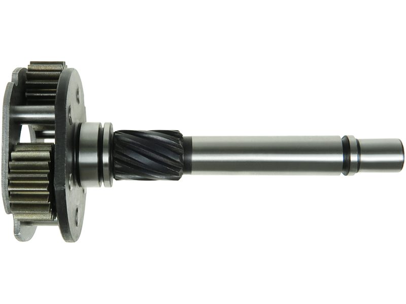 Starter motor reduction gear shaft