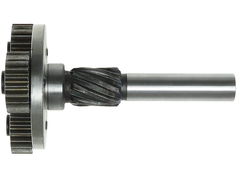 Starter motor reduction gear shaft