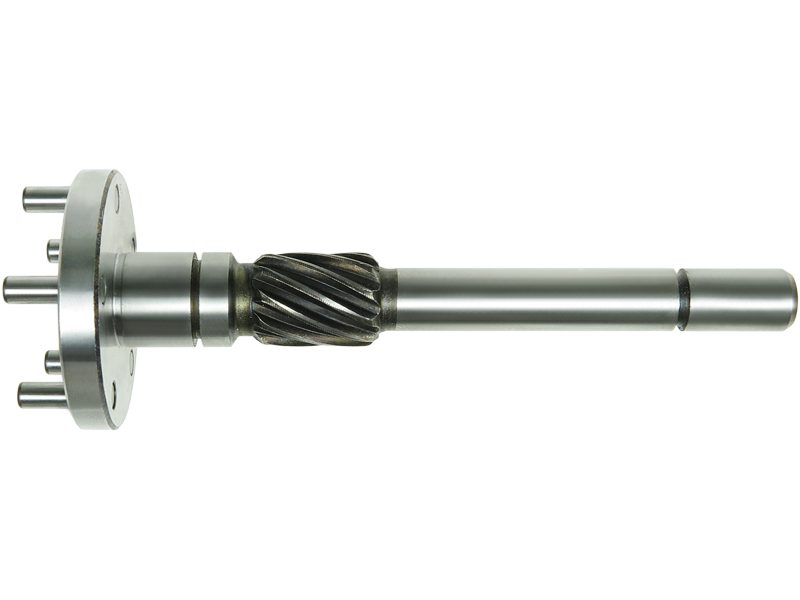 Starter motor reduction gear shaft