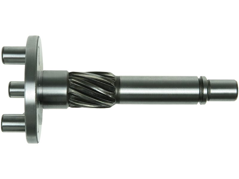 Starter motor reduction gear shaft