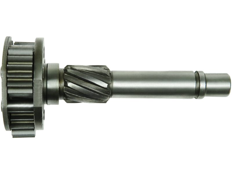 Starter motor reduction gear shaft