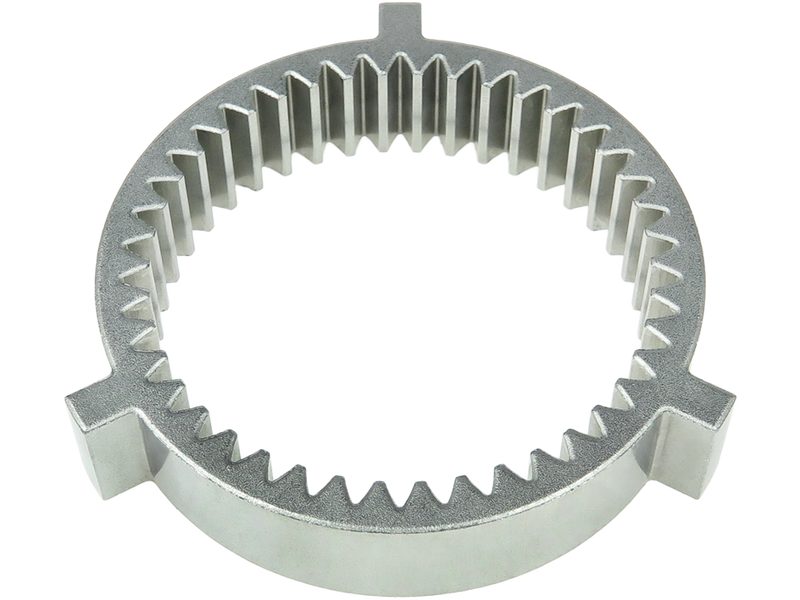 Starter motor reduction gear internal ring gear