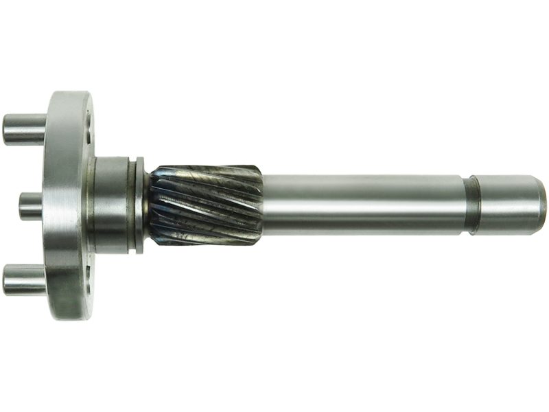 Starter motor reduction gear shaft