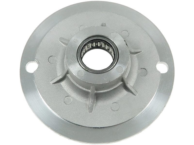 Starter motor pinion side mount