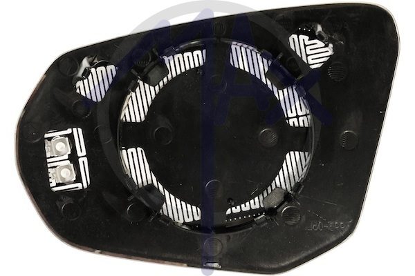Right rear-view mirror glass, convex chrome, heated