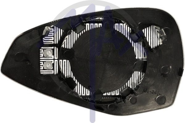 Rear-view mirror glass, right, heated aspherical chrome