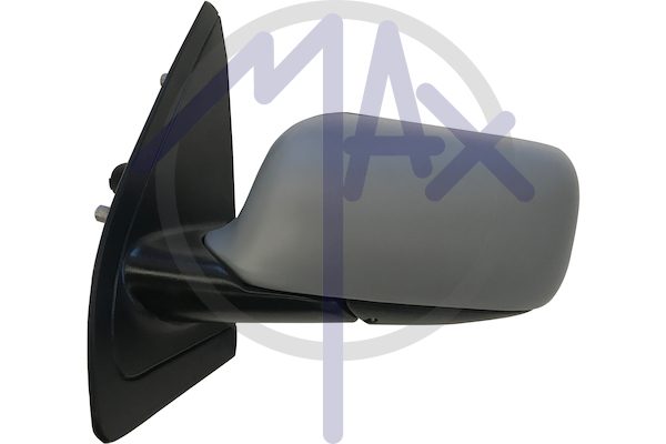 Specchietto retrovisore esterno sinistro, elettrico, calotta da verniciare, vetro convesso blu riscaldato