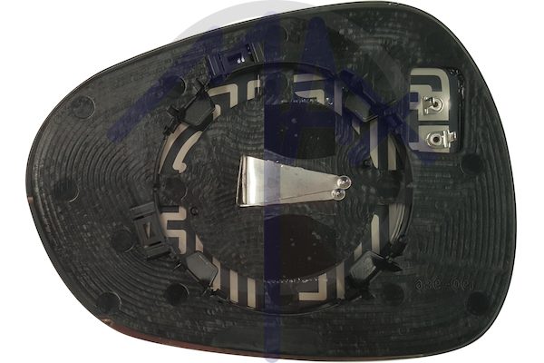 Right rear-view mirror glass, convex chrome, heated
