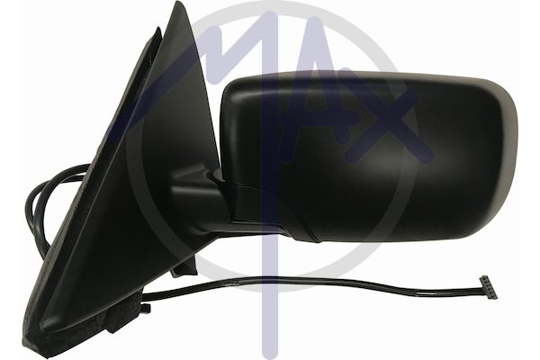 Specchietto retrovisore esterno sinistro, elettrico, calotta da verniciare, ripiegabile elettricamente, vetro asferico blu riscaldato