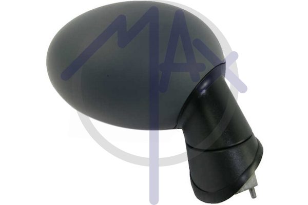 Specchietto retrovisore esterno destro, elettrico, calotta da verniciare, ripiegabile elettricamente, vetro asferico cromato riscaldato, 7 pin