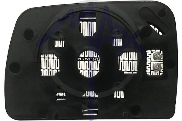 Vetro specchietto retrovisore destro, asferico blu riscaldato