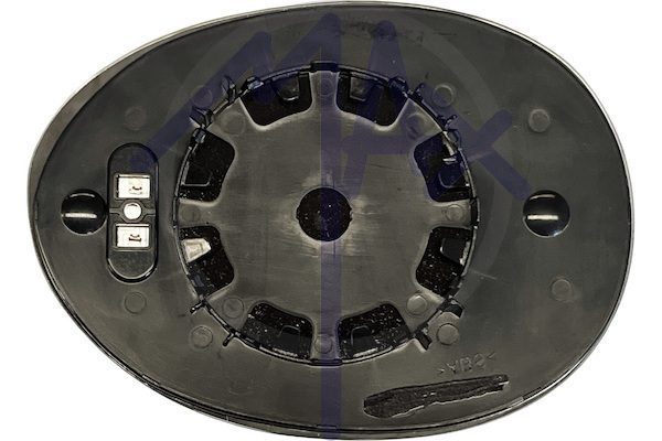 Rear-view mirror glass, right, heated aspherical chrome
