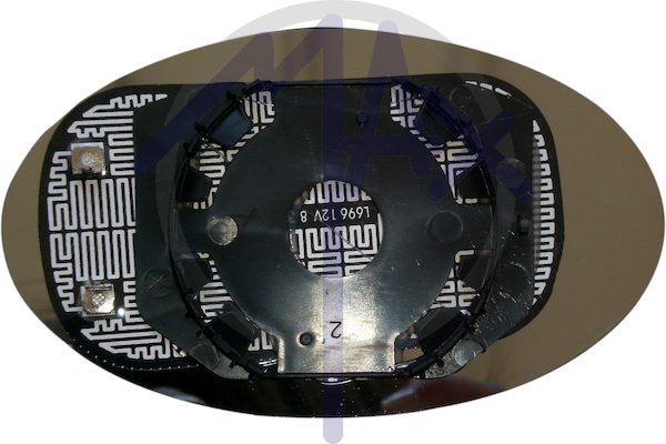 Vetro specchietto retrovisore sinistro o destro, convesso cromato riscaldato