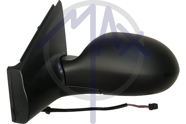Specchietto retrovisore esterno sinistro, elettrico, calotta nera, vetro asferico blu riscaldato