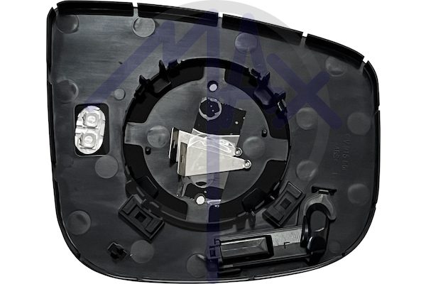 Rear-view mirror glass left, convex chrome heated, with BLIS system (blind spot)