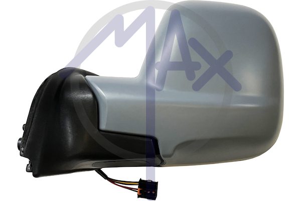 Left outer rear-view mirror, electric, cover to be painted, heated chrome convex glass, 5 pin