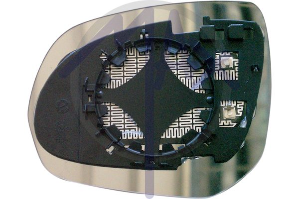 Right rear-view mirror glass, convex chrome, heated