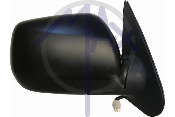 Specchietto retrovisore esterno destro, elettrico, calotta da verniciare, vetro convesso cromato