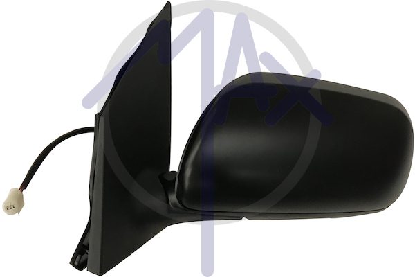 Specchietto retrovisore esterno sinistro, elettrico, calotta da verniciare, vetro convesso cromato