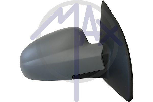 Specchietto retrovisore esterno destro, elettrico, calotta da verniciare, vetro convesso cromato riscaldato, 3/5 porte
