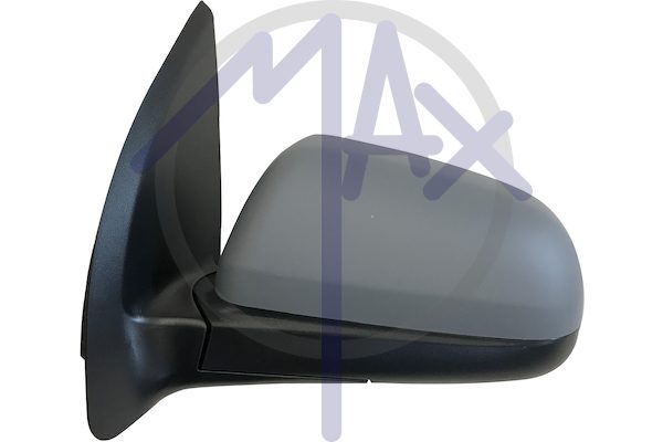 Specchietto retrovisore esterno sinistro, elettrico, calotta da verniciare, vetro convesso cromato riscaldato, 3/5 porte