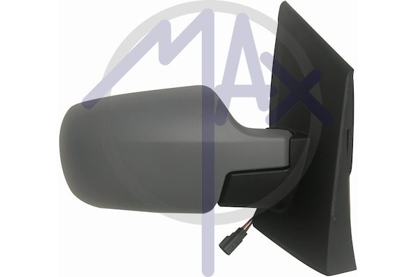 Specchietto retrovisore esterno destro, elettrico, calotta da verniciare, vetro convesso argentato riscaldato, 5 pin