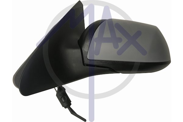 Left outer rear-view mirror, cable adjustment, cover to be painted, chrome aspherical glass