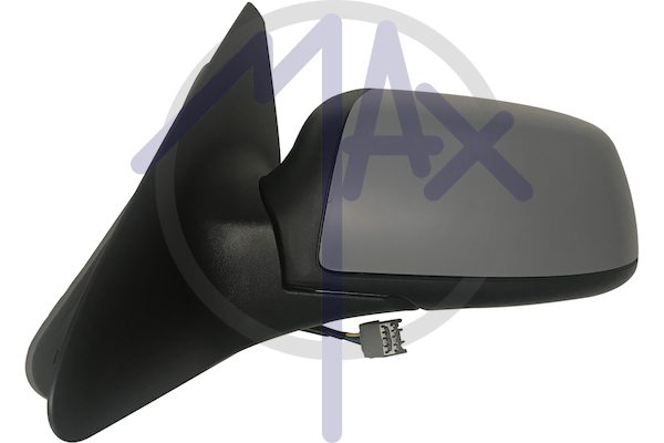 Exterior rear-view mirror, left, electric, cover for painting, heated aspherical chrome glass